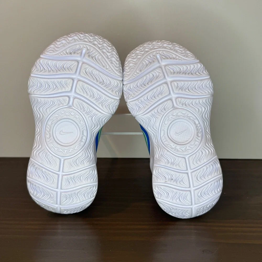Nike Kids‎ Shoes Flex Runner 3 PS Photo Blue Vapor Green White Sz 8c New